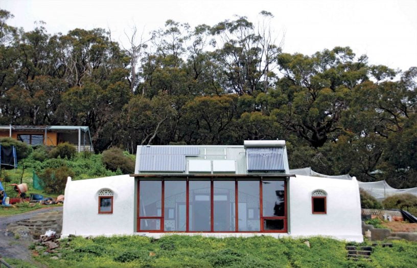 From earth, cans and tyres: Earthship Ironbark