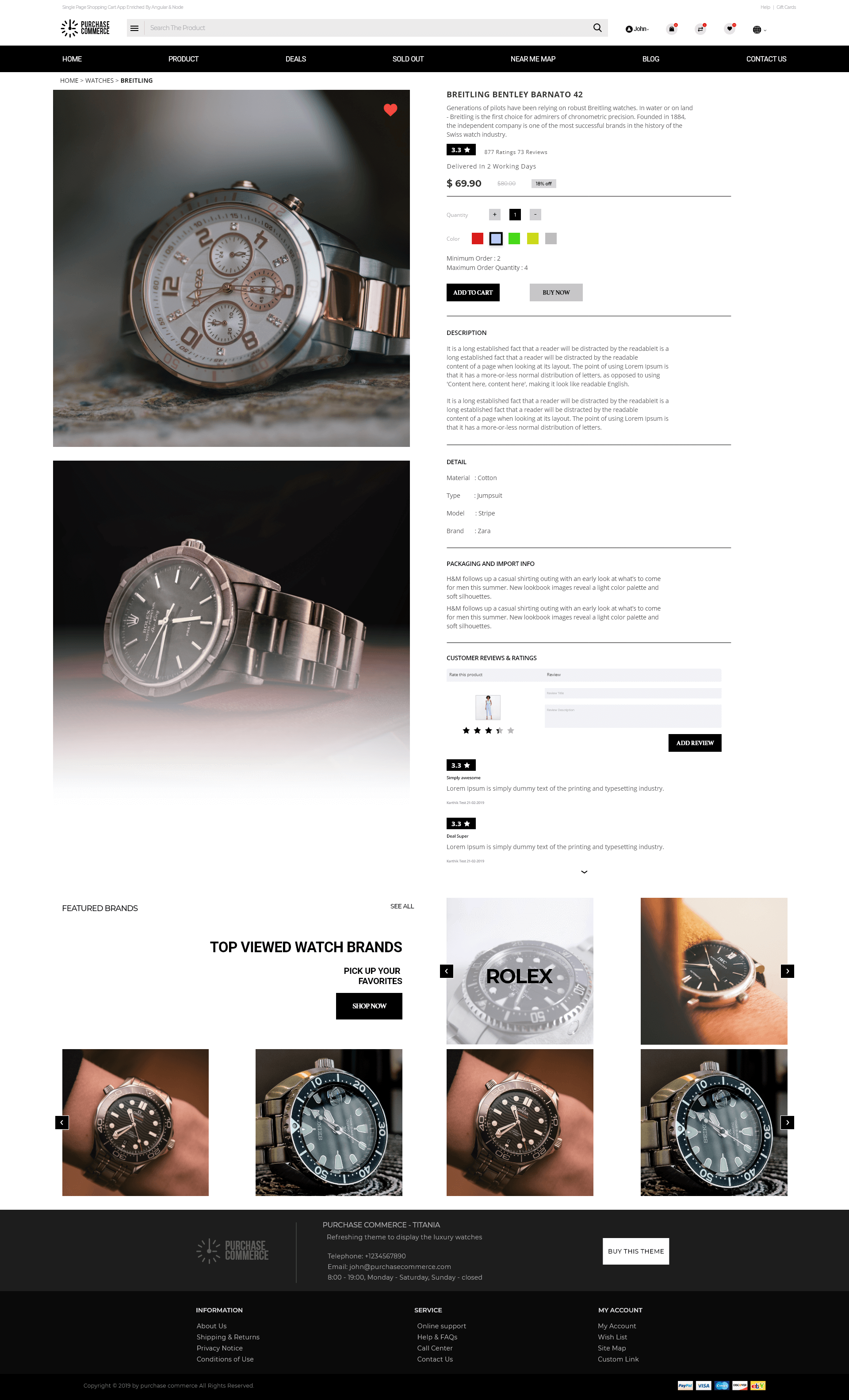 watches-ecommerce-website-templates